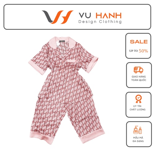 Bộ lụa mặc nhà mẫu ngẫu nhiên | Shop Vũ Hạnh