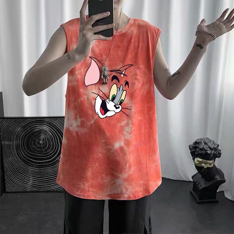 Áo Thun Ba Lỗ Thể Thao Dáng Rộng Thời Trang Mùa Hè Dành Cho Nam