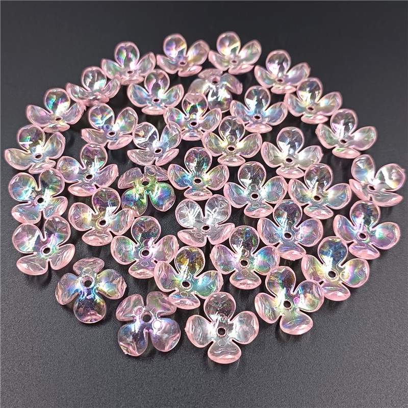 Bộ 20 Hạt Hình Cánh Hoa AB4 Làm Trang Sức