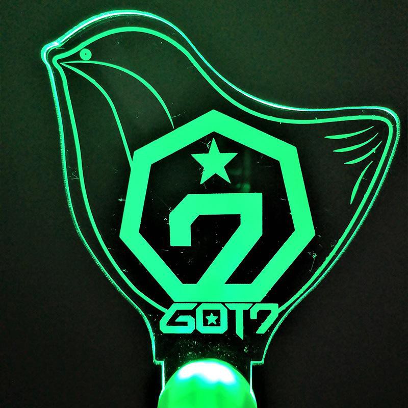 (bản mỏng) Lightstick GOT7 gậy cổ vũ ánh sáng hòa nhạc phát sáng nhóm nhạc idol Hàn quốc tặng ảnh