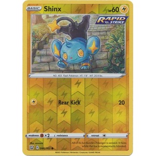 Thẻ bài pokemon shinx - 46/163 - common reverse holo