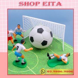 Quả bóng đá cao su trang trí bánh kem, trang trí bánh sinh nhật