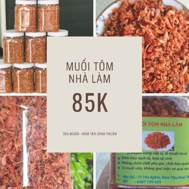 Muối tôm nhà làm