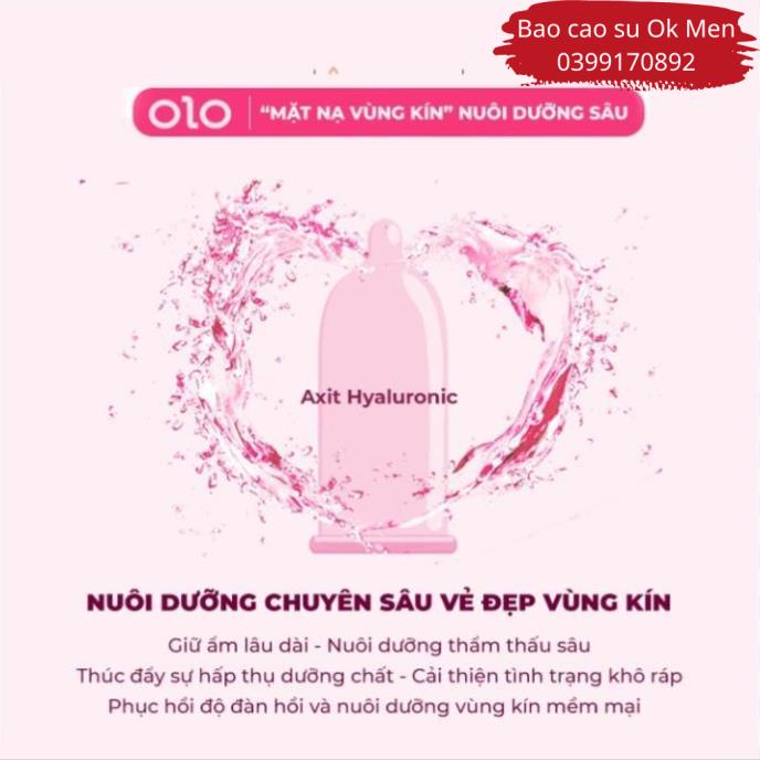 Bao Cao Su OLO Climax Ha For Women, BCS Gai Lớn, Siêu Mỏng, Nhiều Gel Bôi Trơn Hộp 10BCS