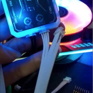 Dây cắm led Mod hub Fan Coolmoon/Coolman/Xigmatek