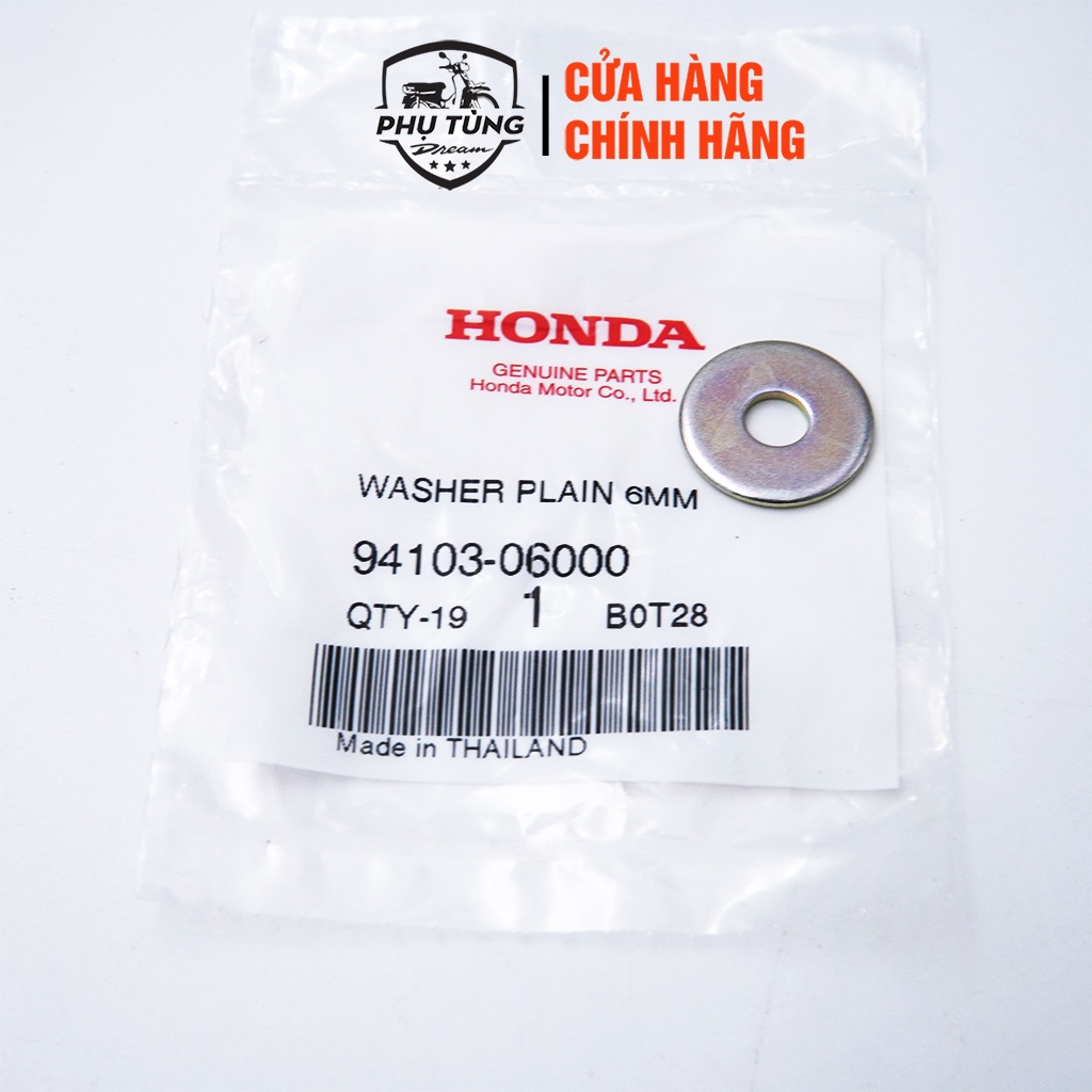 Đệm 6mm treo đuôi sau dream - Honda Thái Lan