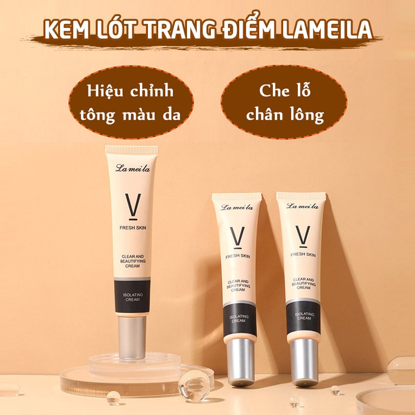 Kem lót trang điểm Lameila 30ml dưỡng ẩm da, hiệu chỉnh tone màu da, kiềm dầu, che khuyết điểm ZD-KL02 | BigBuy360 - bigbuy360.vn