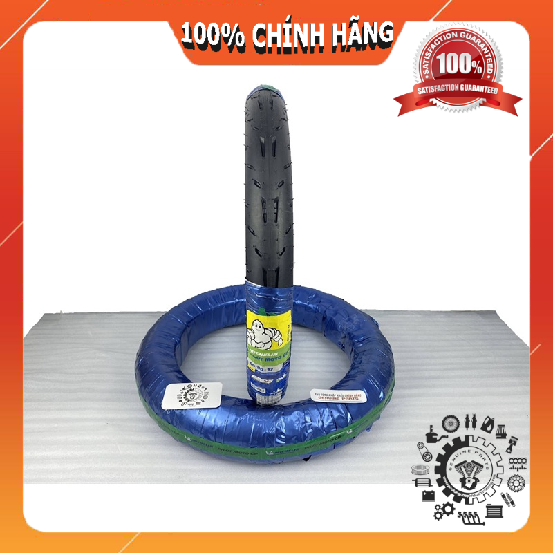 Vỏ lốp Michelin Moto Gp dành cho xe số, Vỏ Michelin không ruột size 17 inch