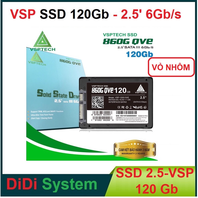 Ổ CỨNG SSD 120 Gb VSPTECH
