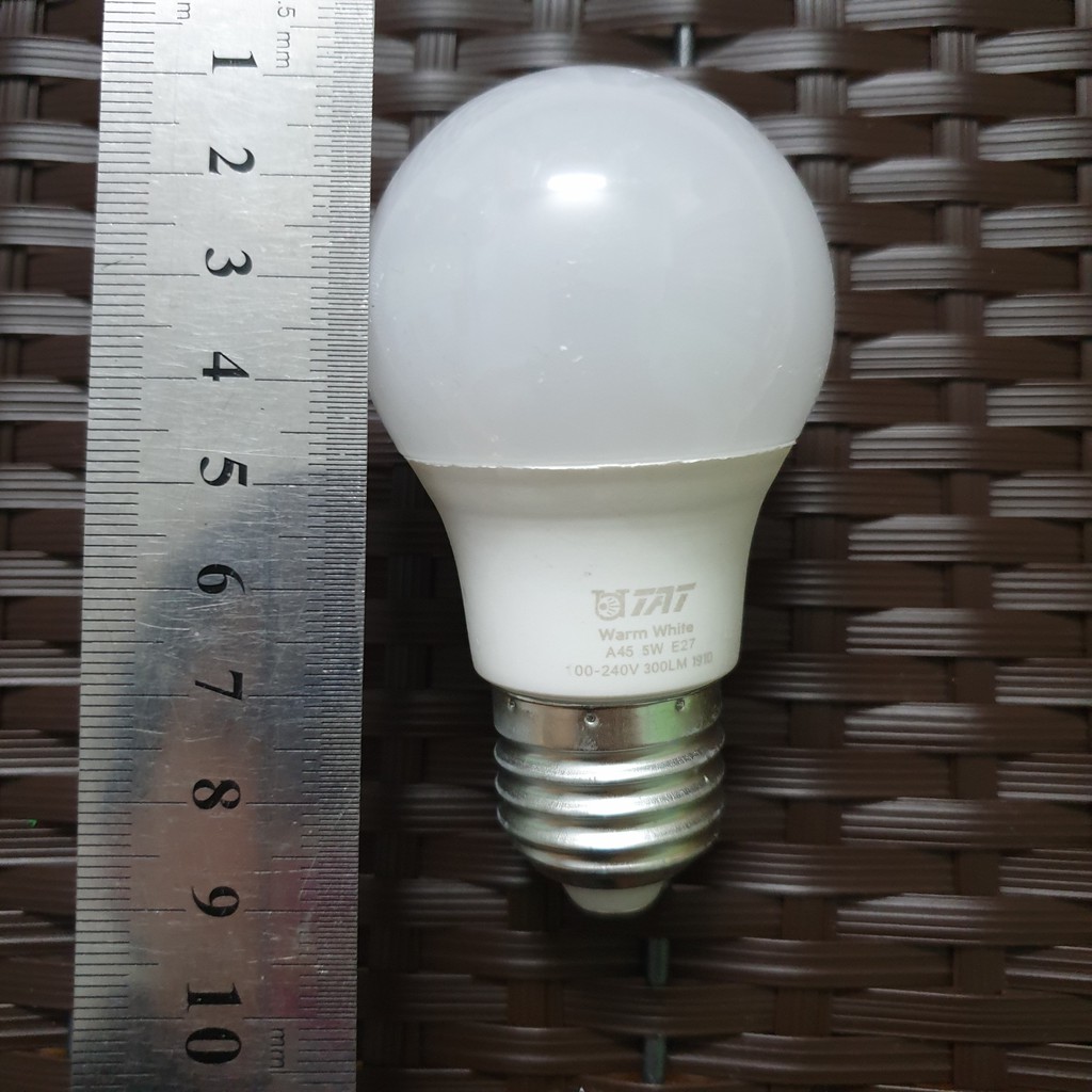 Bóng đèn led BULB 5w (Trắng - Vàng)