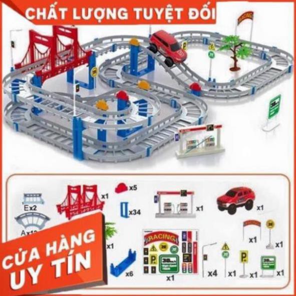 [Xả kho + free ship] Bộ đường ray ô tô 88 chi tiết