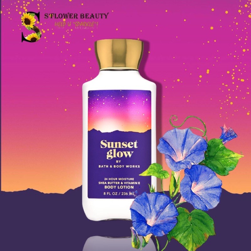 2020 | SUNSET GLOW | Bộ Sản Phẩm Gel Tắm - Dưỡng Thể - Xịt Thơm Toàn Thân Bath &amp; Body Works