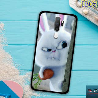 (❤️ FREESHIP ĐƠN 50 000❤️) Ốp lưng kính OPPO A5 A9 2020 in hình mèo, thỏ con rình cáo, gáu trắng dễ thương siêu Cute