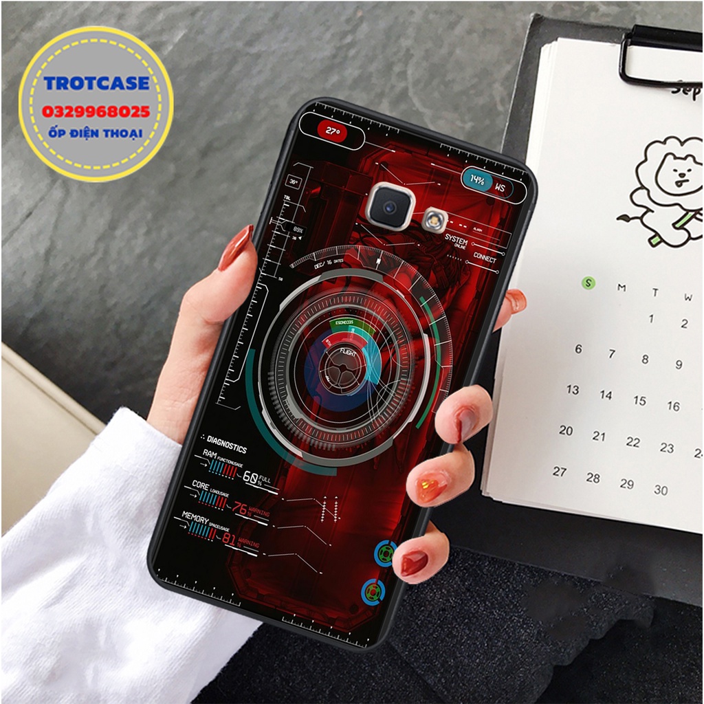Ốp lưng Samsung J7 Prime - J5 Prime - in hình vân điện màu xanh , vàng , đổ và địa đồ mới , siêu đẹp