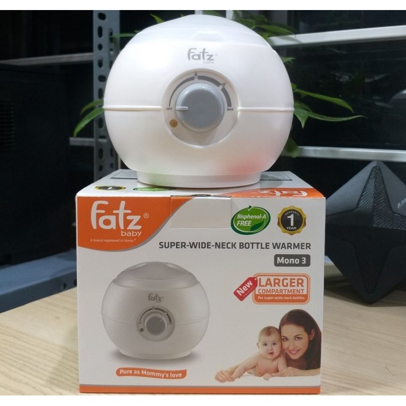 Máy hâm sữa cho bình cổ siêu rộng FATZ Fatzbaby FB3027SL (Công nghệ Korea)
