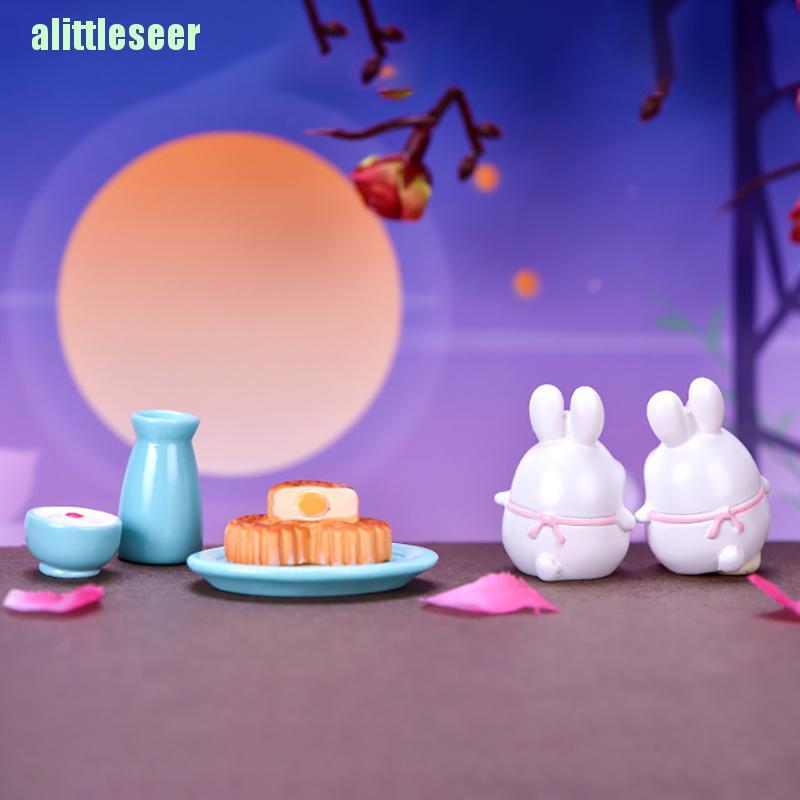 [REE] Tượng Thỏ Mini Trang Trí Vườn Mùa Thu