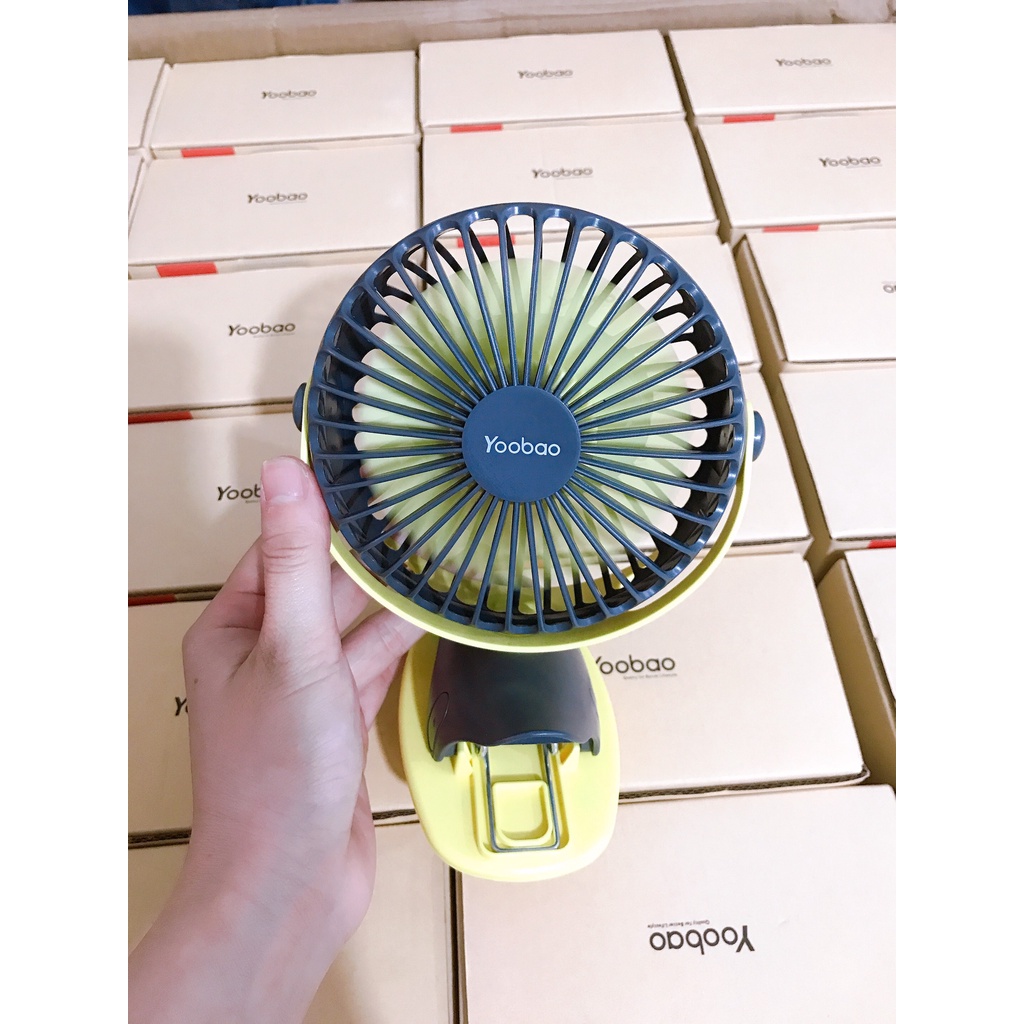 Quạt Sạc Mini Kẹp Xe Đẩy YOOBAO Y-F04 6400mAh