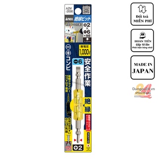 Mũi bắt vít cách điện 1000v anex azm-2698