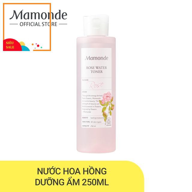 Nước hoa hồng cung cấp độ ẩm Mamonde Rose Water Toner 250ml