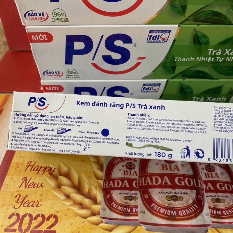 Kem Đánh Răng P/S Bảo Vệ 123 Trà Xanh