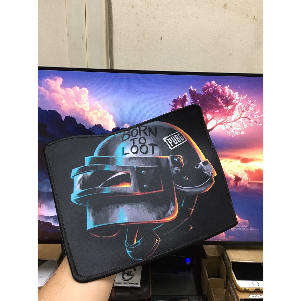Lót chuột VSP R7 200 x 250 x 1.5 mm May viền - Hình ngẫu nhiên