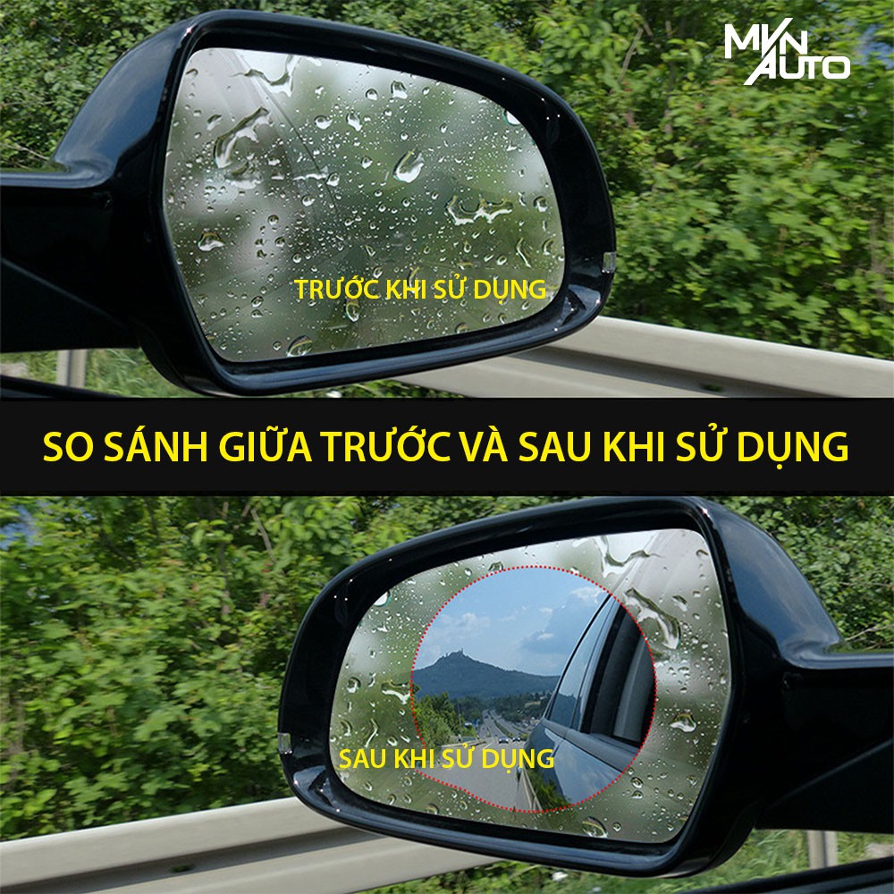 Miếng Dán Chống Bám Nước Gương Chiếu Hậu Ô Tô – Mvn Auto