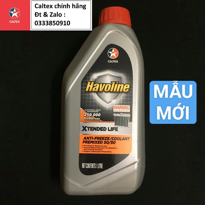 [ CHÍNH HÃNG ] Nước làm mát pha sẵn Caltex Havoline Xtended Life [ 1L ]