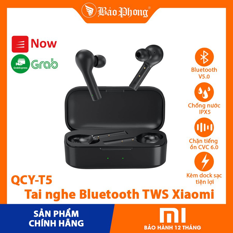 Tai nghe Bluetooth True Wireless Xiaomi QCY-T5
