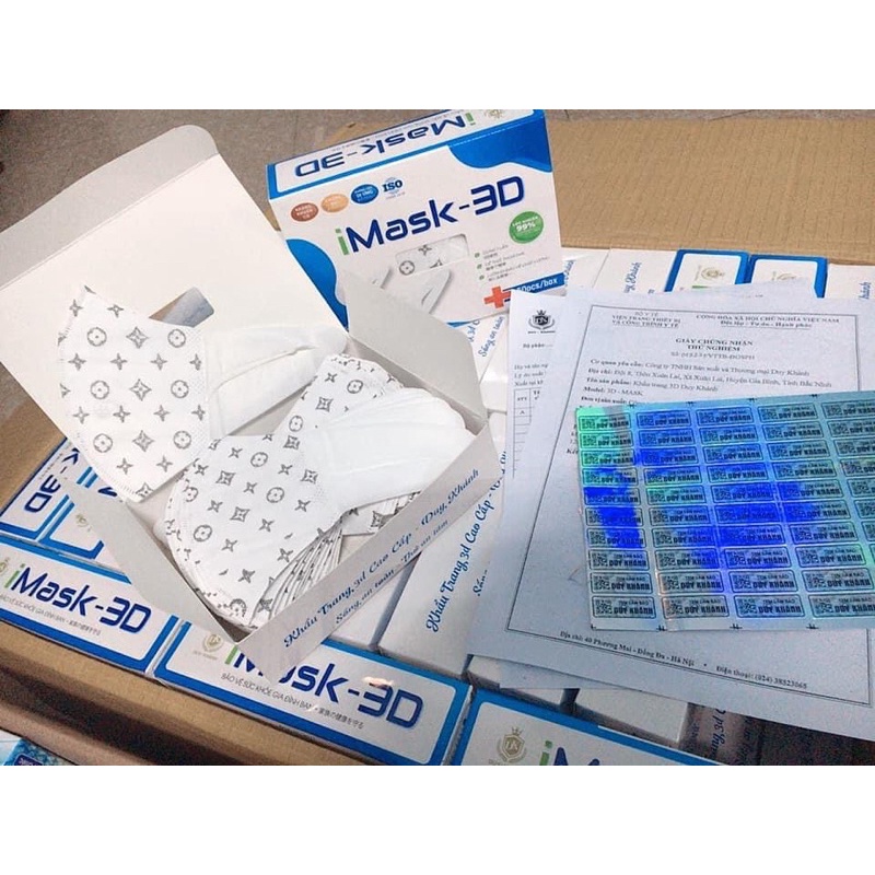 Khẩu Trang 3d Mask Hộp 50 Cái LV Kháng Khuẩn
