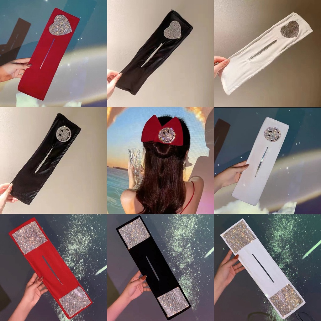 Băng Đô Cài Tóc Màu Trắng Đen Phong Cách Mới 2022 Cho Bé Gái