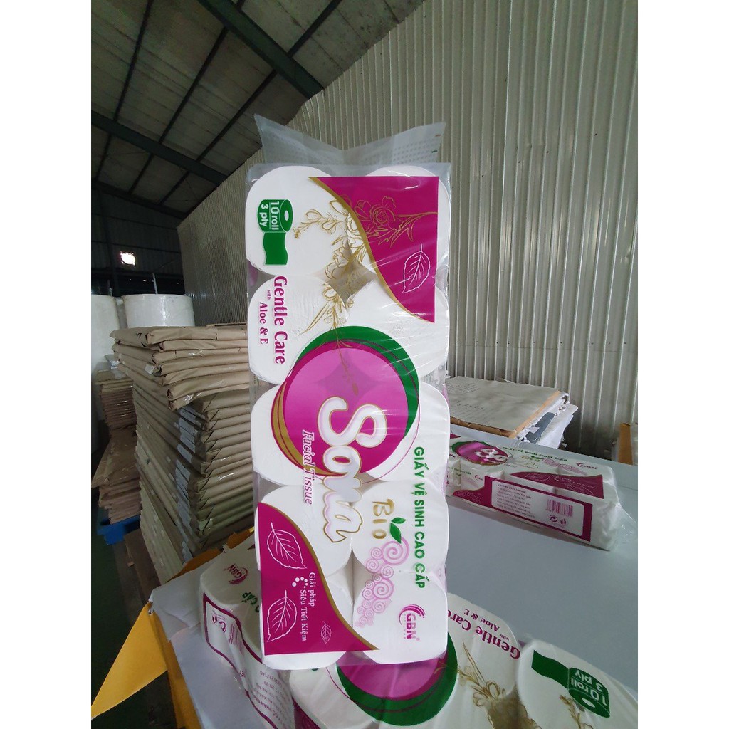 Giấy Vệ Sinh Cao Cấp SoNa không lõi 1.6kg