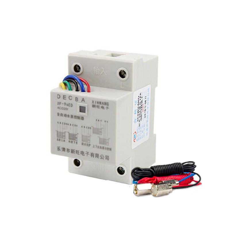 Bộ Điều Khiển Cảm Biến Mực Nước Df-96Ed 10a 220v Với 3 Đầu Dò