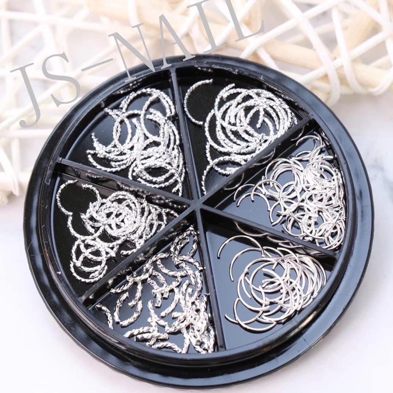 phụ kiện mix tròn, phụ kiện kim loại , phụ kiện dễ mĩ, link 1