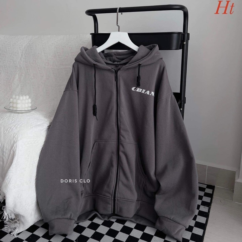 Áo khoá nỉ LIFE sắc màu HT12