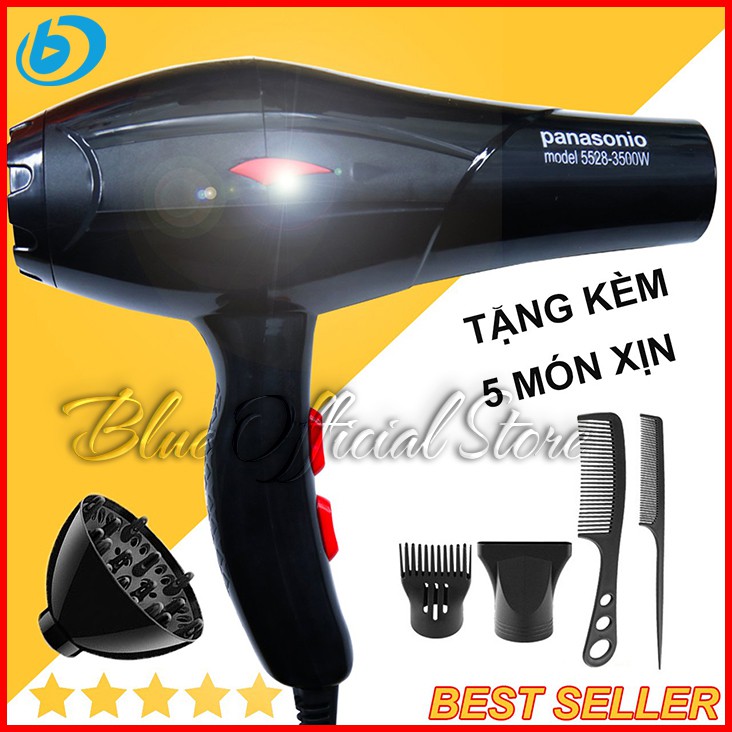 Máy Sấy Tóc 👩 Máy Uốn Tóc 👩 2 Chiều Nóng Lạnh Model 5528 Công Suất Lớn 3500W 💖 Thời Trang Nữ 💖 Hàng Nhập Khẩu