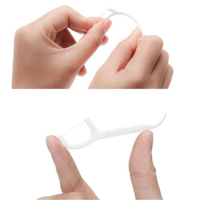 Tăm chỉ nha khoa Oraltana 5 sao thiết kế đặc biệt giúp loại trừ các mảng bám, thức ăn