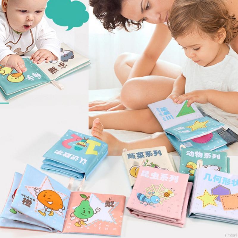 SIMBA Sách Vải Cho Bé Từ 6-12 Tháng Tuổi 0-1 Tuổi