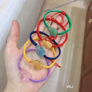 LẮC TAY TẾT HỒ LY 9 ĐUÔI ĐÁ THẠCH ANH PHONG THUỶ