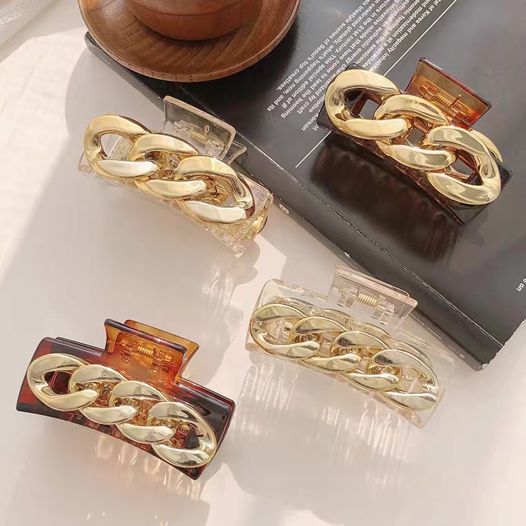 Kẹp Tóc Kim Loại Phong Cách Hàn Quốc 2021 Cho Nữ