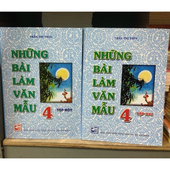 Sách Những bài làm văn mẫu lớp 4 (tập 1+2)