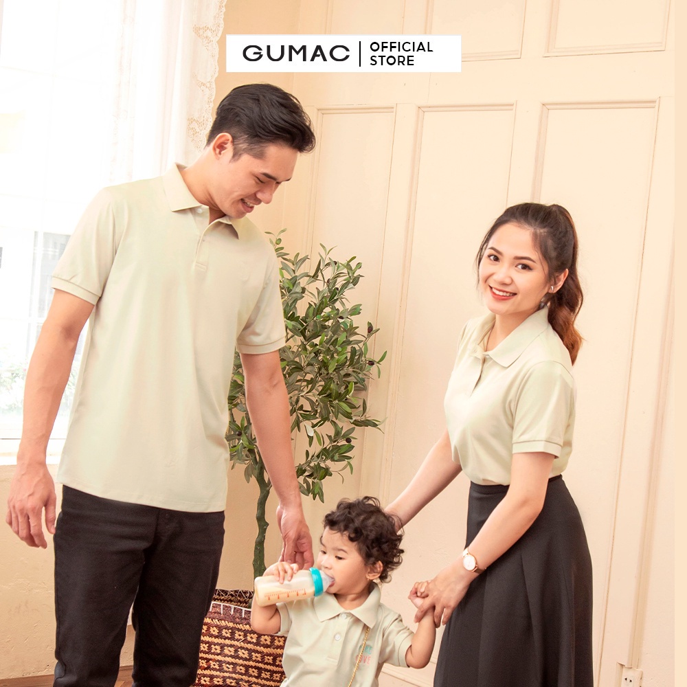 [Mã WABRGUM giảm 10% tối đa 30K đơn 99K] Áo thun trẻ em thời trang GUMAC polo thêu ATKC01036