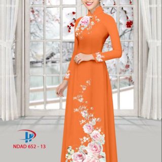 Vải áo dài in 3D tằm ý