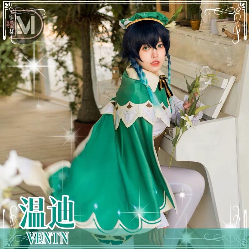 Set cosplay Venti Genshin Impact