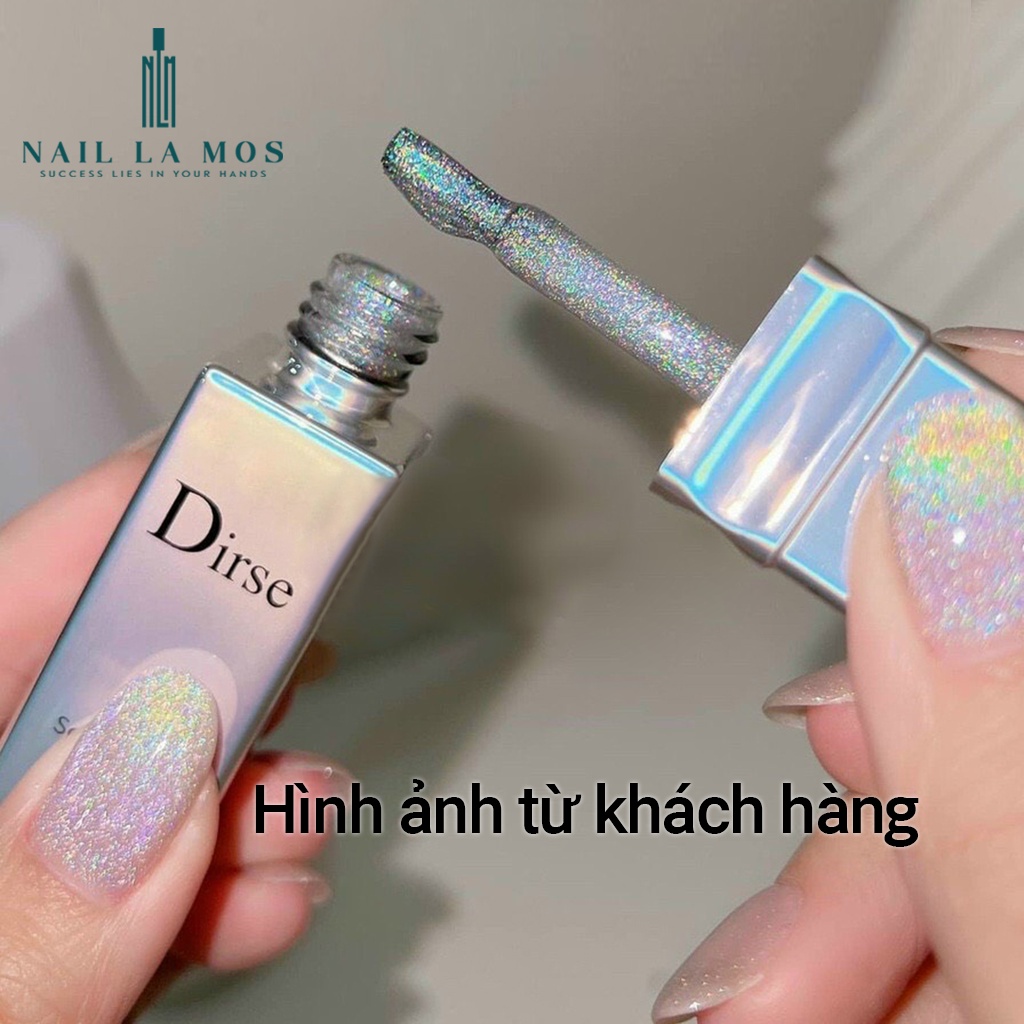 Sơn gel mắt mèo kim cương cầu vồng Dirse chính hãng - Sơn mắt mèo ánh cầu vồng sang chảnh (15ml)