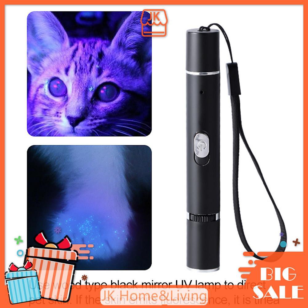 *USB Rechargeable Funny Cat Stick UV Laser Pointer Moss Lamp Chase Pet Toy
