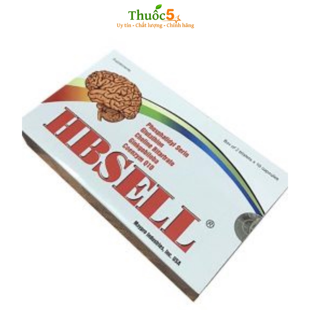 Viên Uống HBSell Hỗ Trợ Tai Biến Mạch Máu Não, Tăng Cường Sức Khỏe Hộp 20 Viên