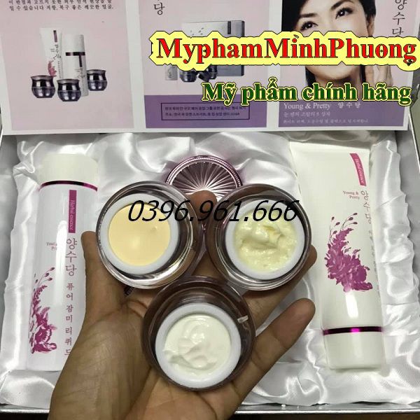 Bộ mỹ phẩm YOUNG PRETTY 5IN1 – Làm trắng da Cao Cấp
