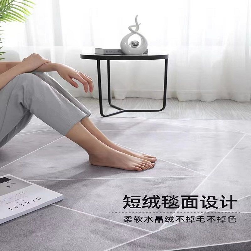 Thảm Trải Sàn Trang Trí Phòng Khách Kiểu Dáng Đơn Giản Sang Trọng
