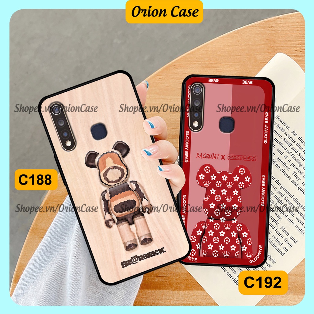 Ốp lưng Vivo Y19 / U3 in hình bearbrick 3D thời trang, cá tính. ốp chống sốc, bền đẹp