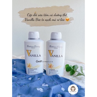 Set Sữa Tắm + Dưỡng thể trắng da Vanilla